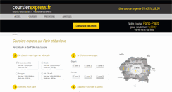 Desktop Screenshot of coursierexpress.fr
