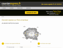 Tablet Screenshot of coursierexpress.fr